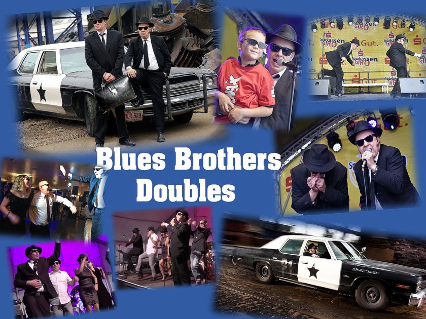 Blues Brothers Doubles Collage