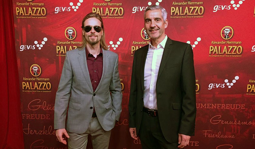 Brad Pitt + George Clooney bei Palazzo