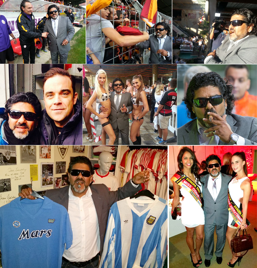 Diego Maradona Double Collage 2