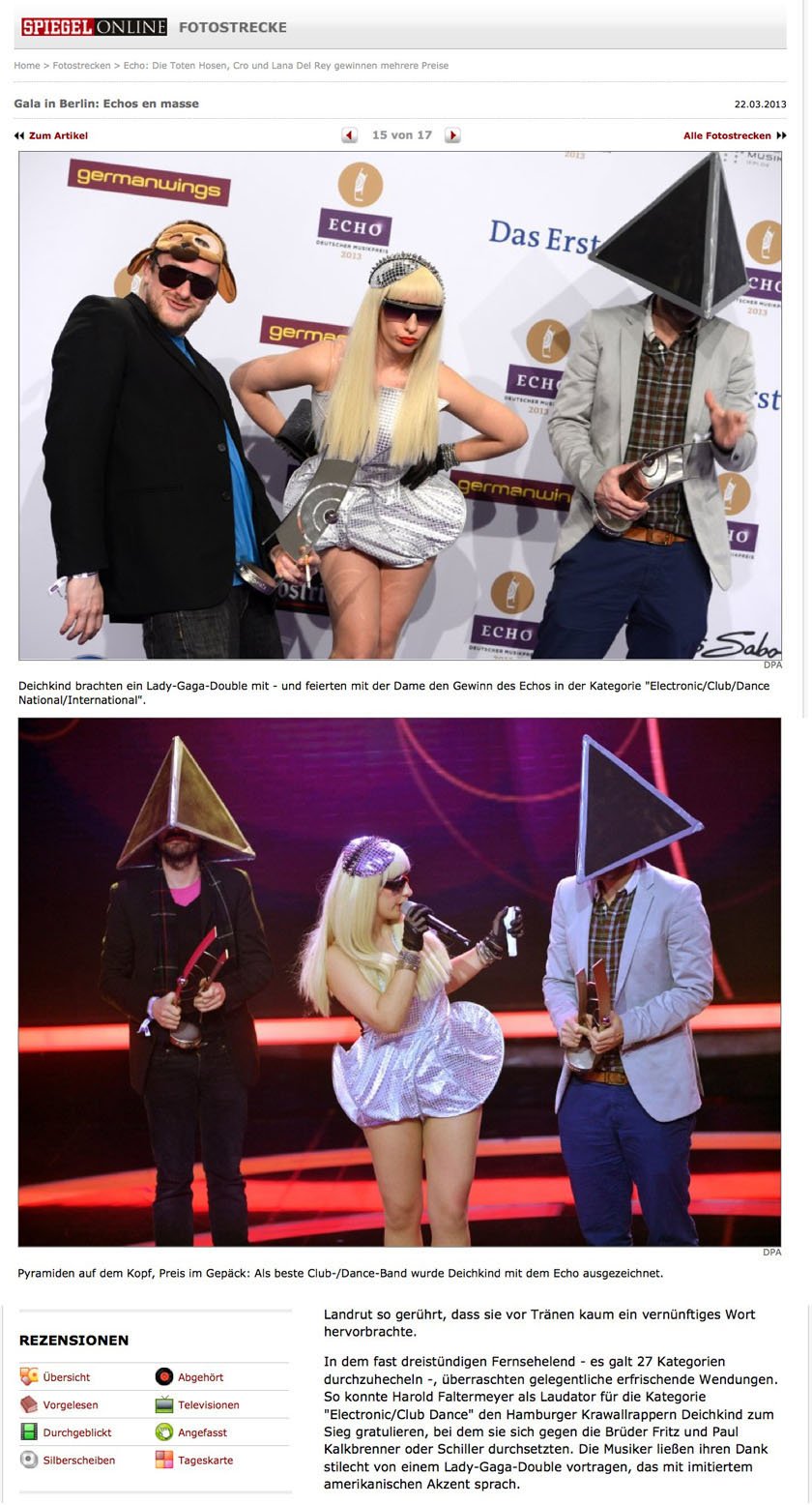 Lady Gaga beim ECHO 2013