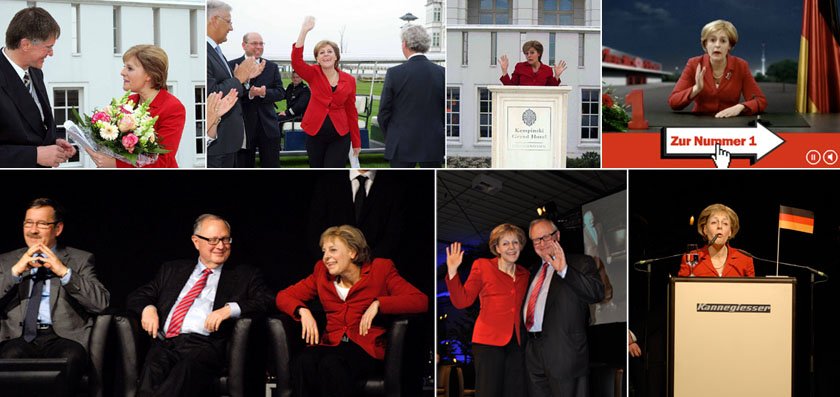 Angela Merkel Imitatorin und Parodistin