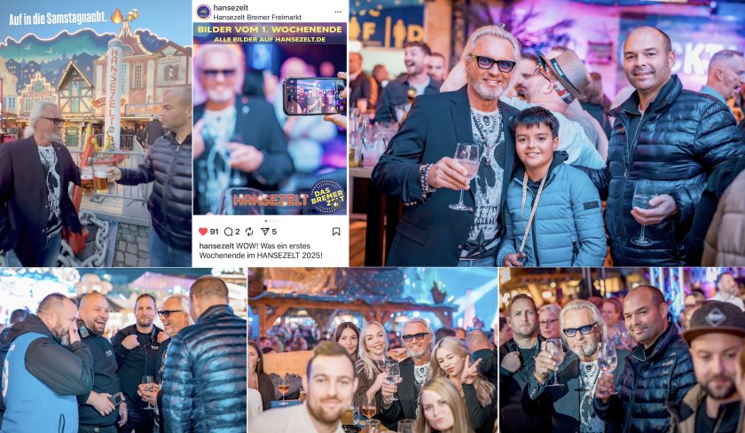 Robert Geiss Double Bernd im Hansezelt Bremen Robert Geiss Double Bernd im Hansezelt Bremen